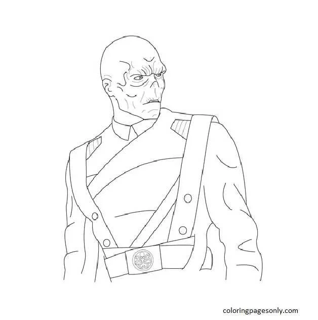 Desenhos de Captain America Para Colorir 12