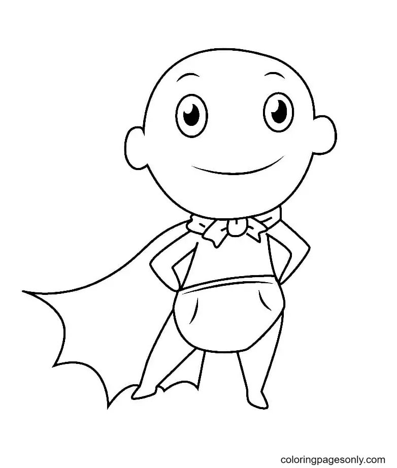 Capitan Calzoncillos Para Colorear