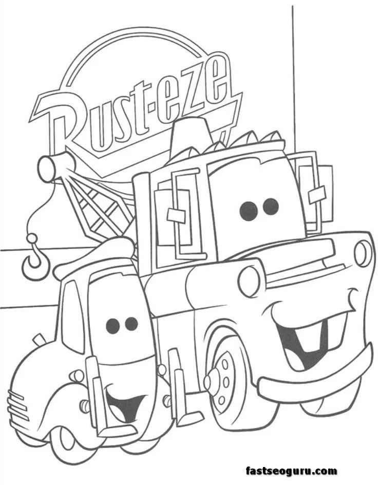 Carro Para Colorir 100