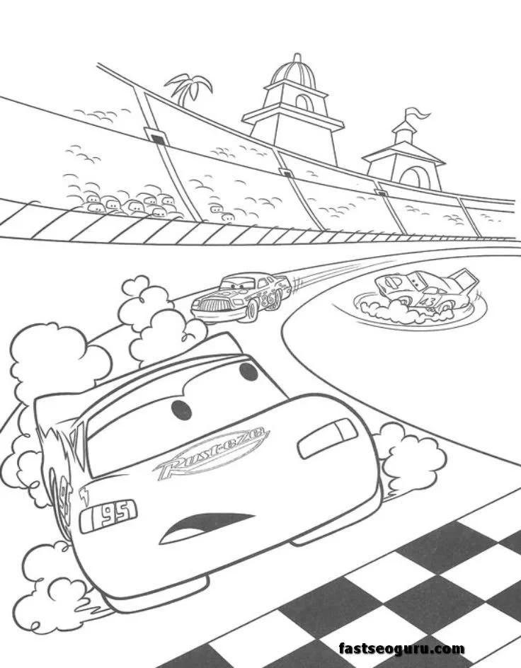 Carro Para Colorir 123