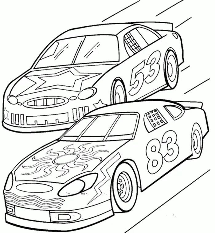 Carro Para Colorir 135