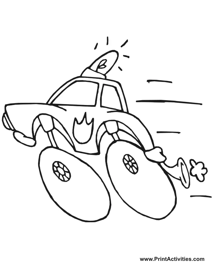 Carro Para Colorir 37