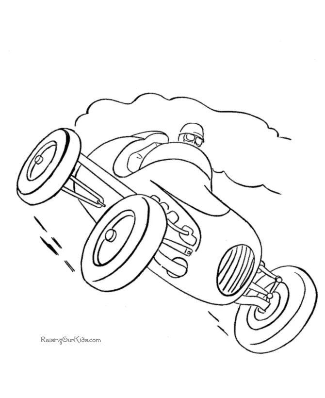Carro Para Colorir 39