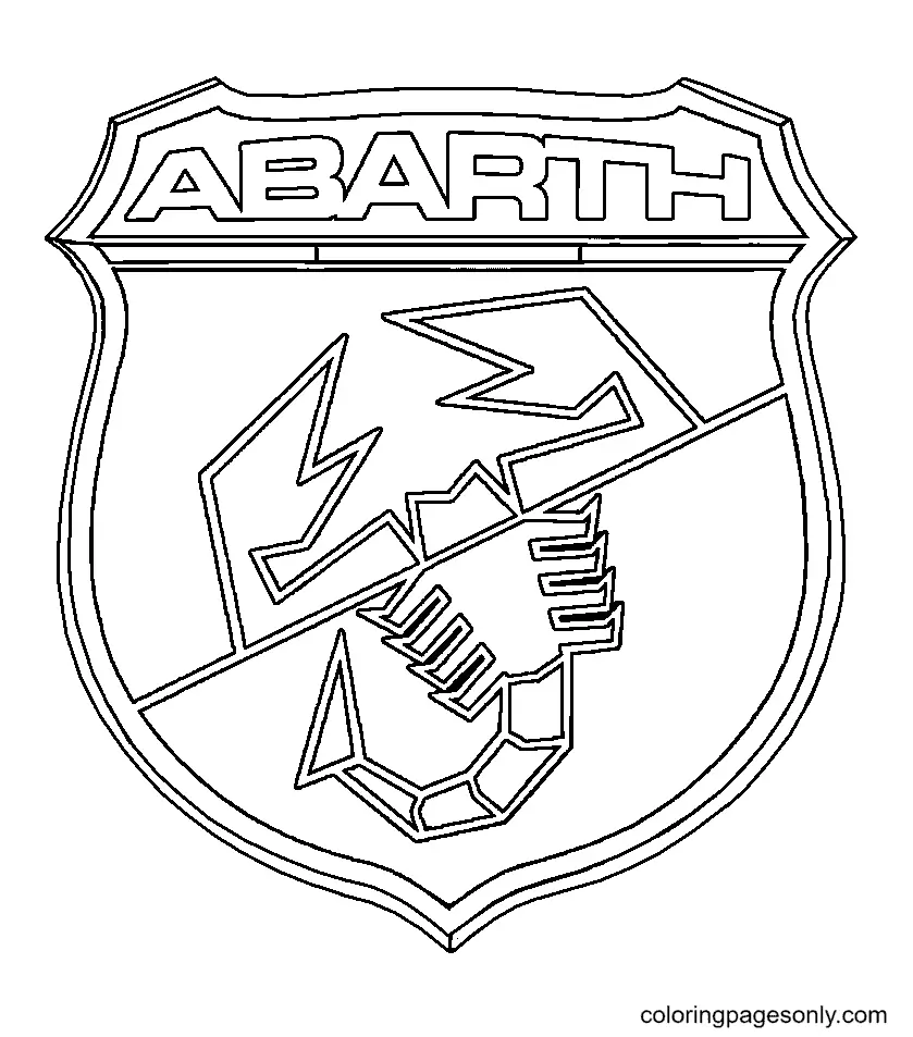 Car Logo Coloring Pages 25