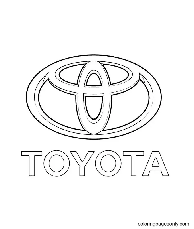 Car Logo Coloring Pages 6