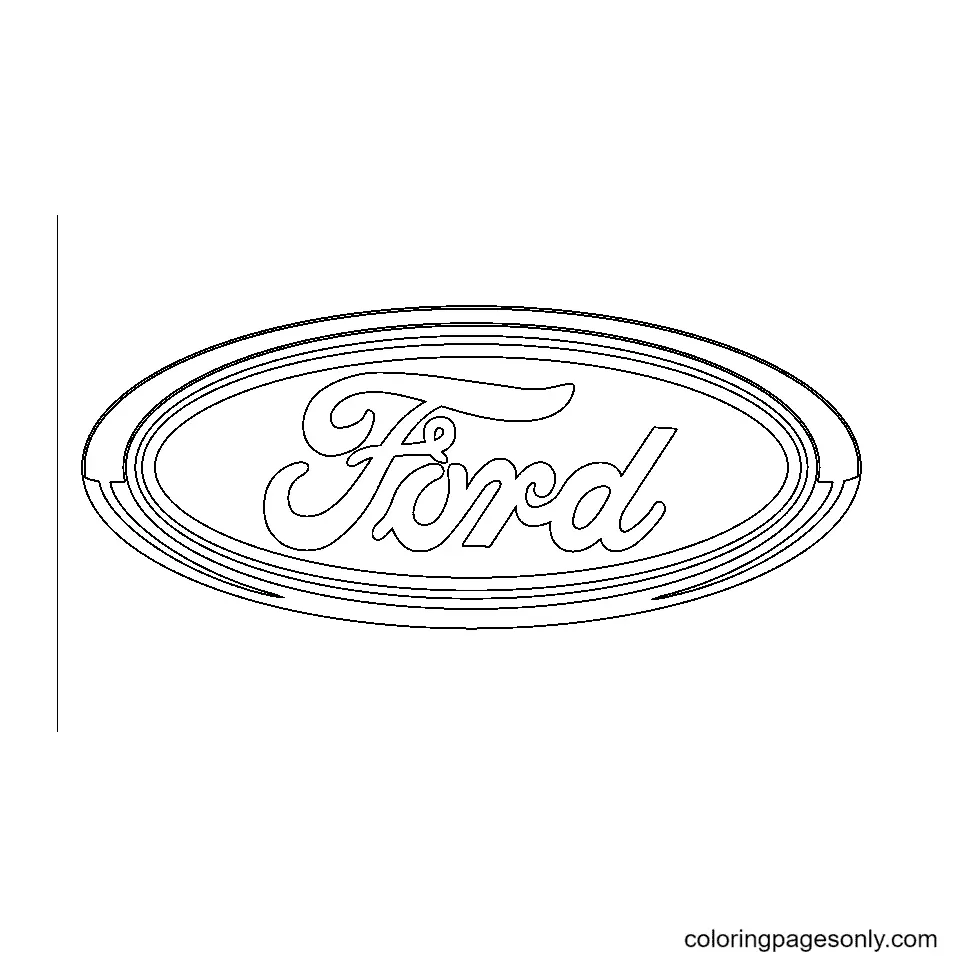 Car Logo Coloring Pages 9