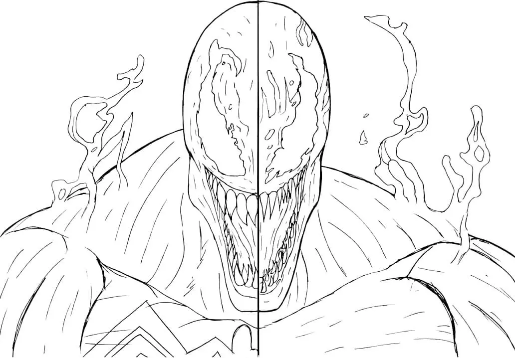 Desenhos de Carnage Para Colorir 1