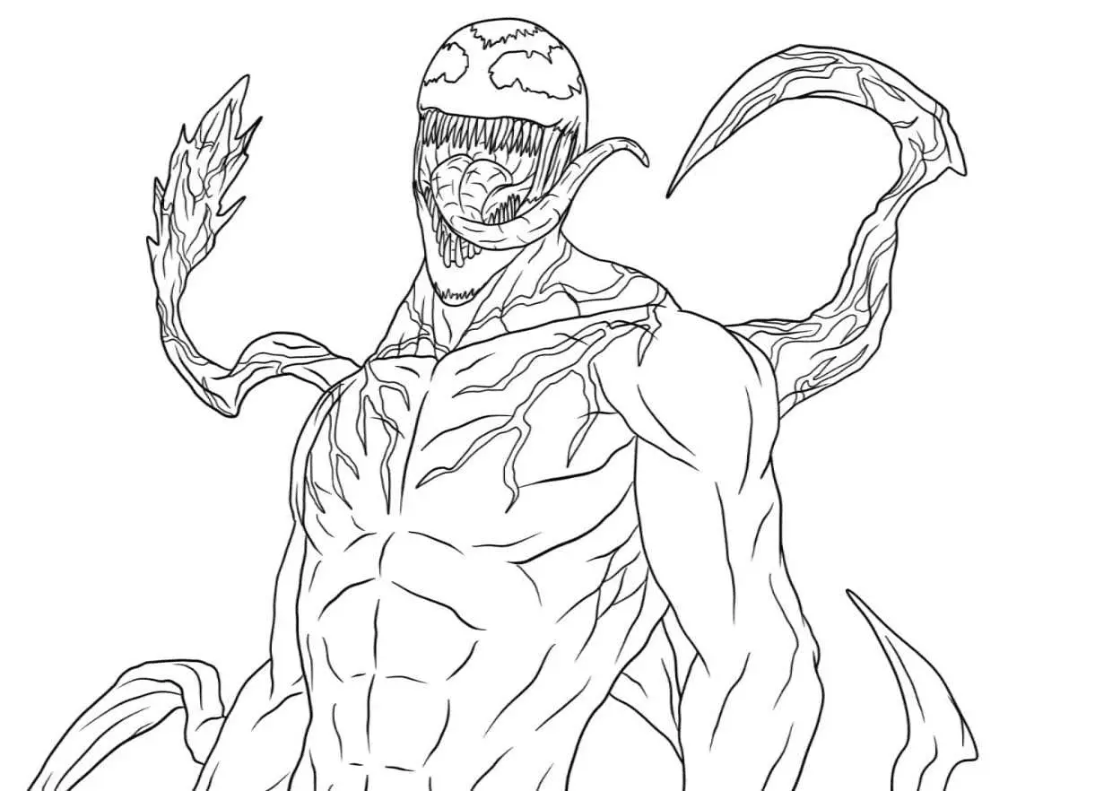 Desenhos de Carnage Para Colorir 9