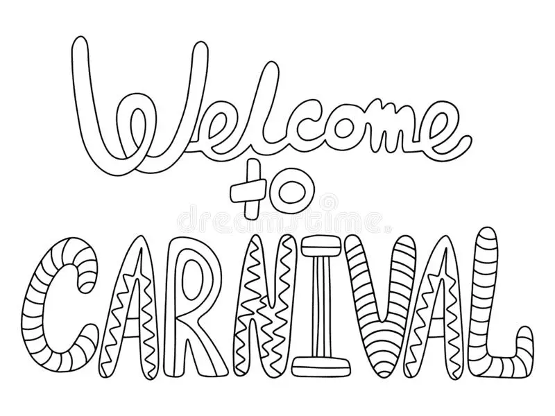 Carnaval Para Colorear 14