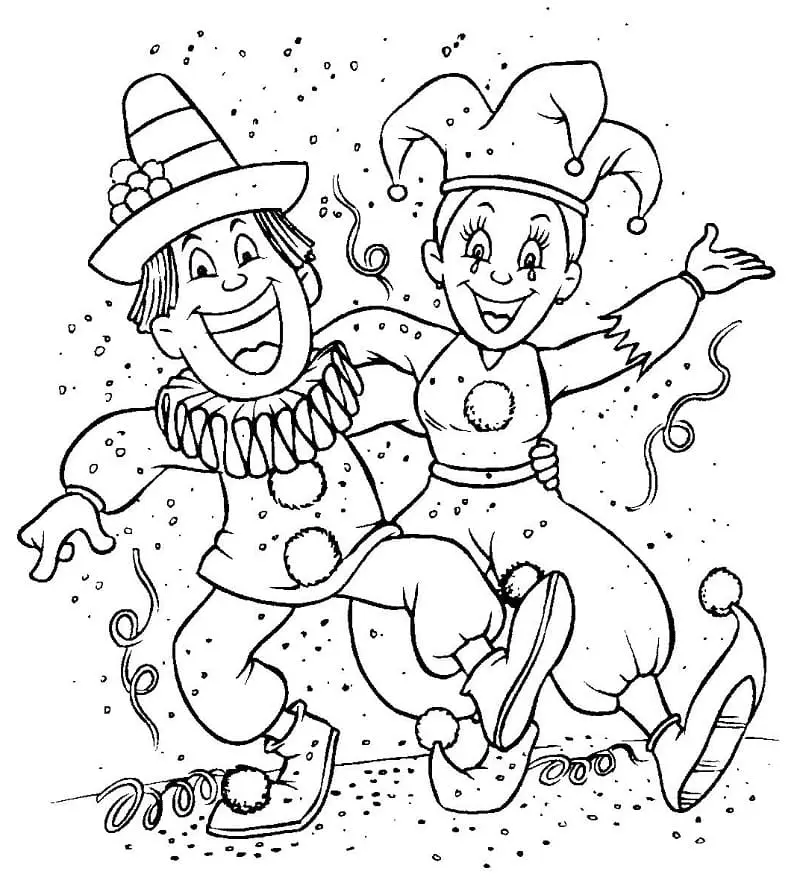 Carnaval Para Colorear 15