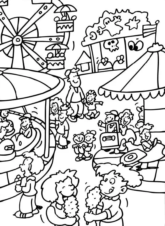 Carnaval Para Colorear 4