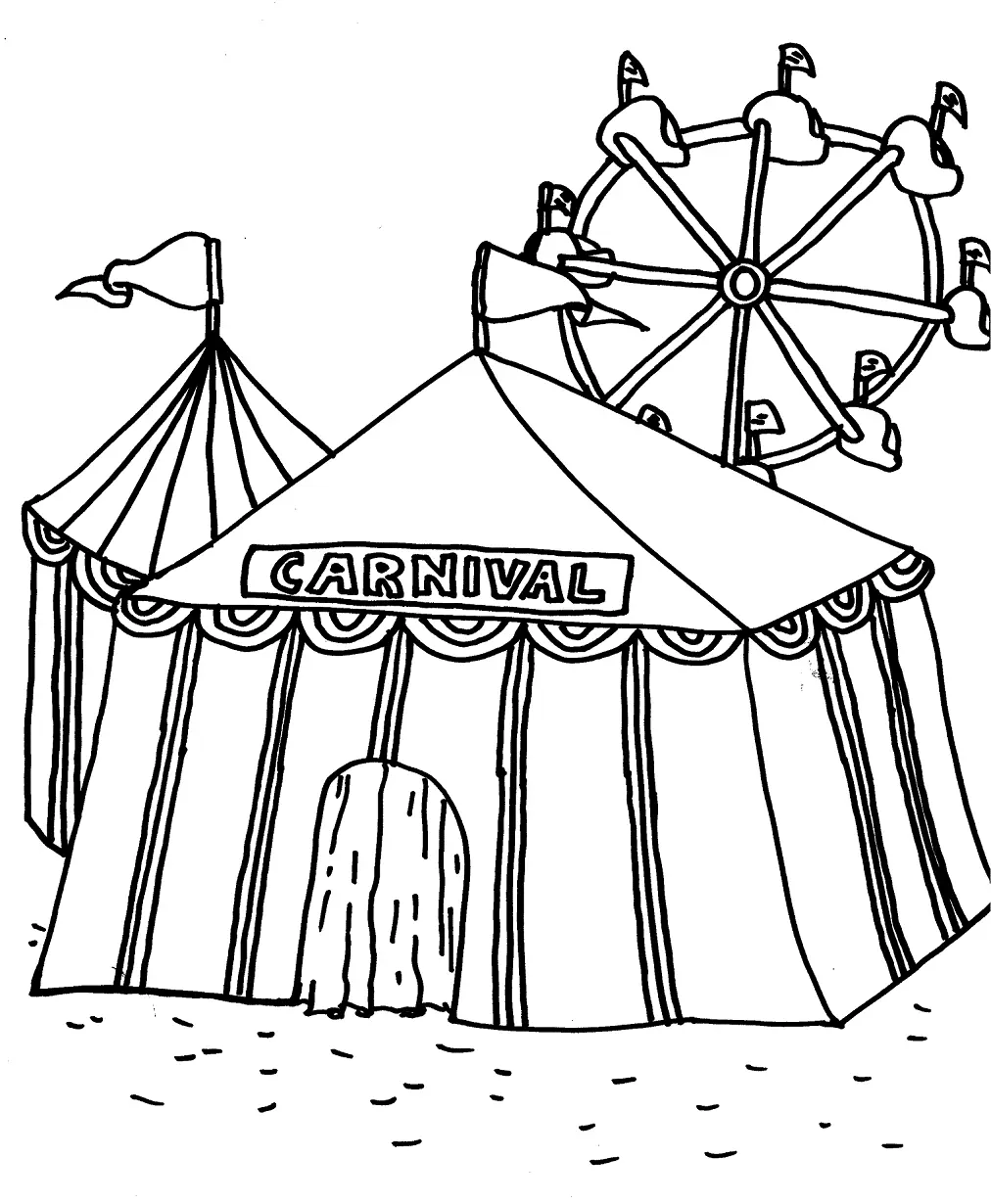 Carnaval Para Colorear 6