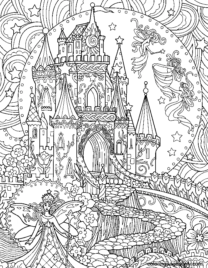 Schloss Ausmalbilder 3