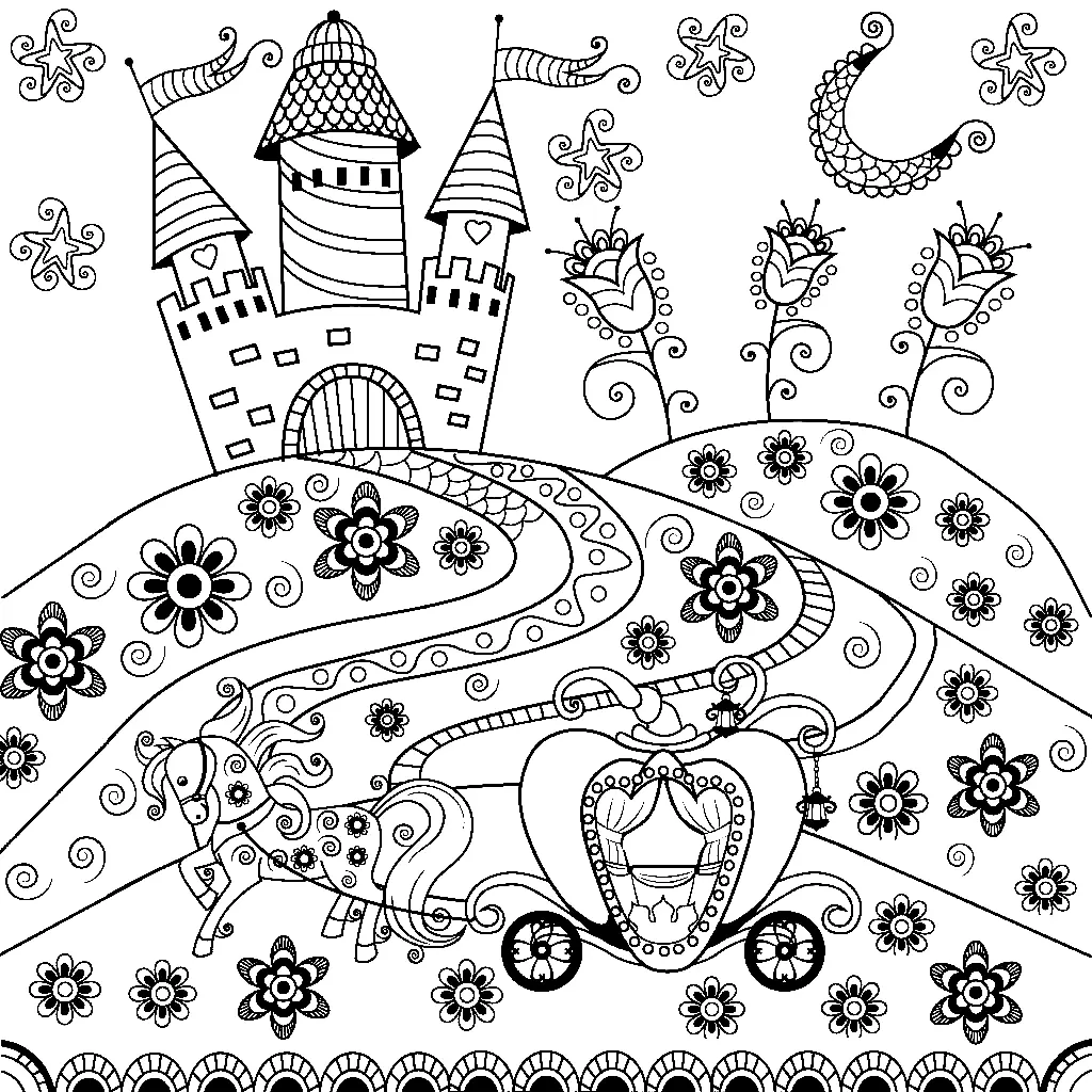Schloss Ausmalbilder 32