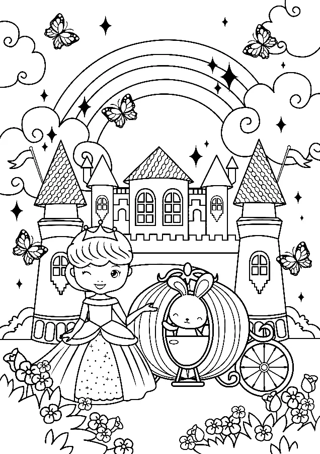 Schloss Ausmalbilder 45