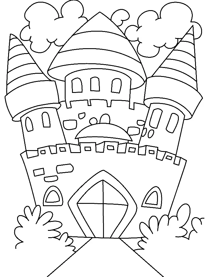 Schloss Ausmalbilder 51