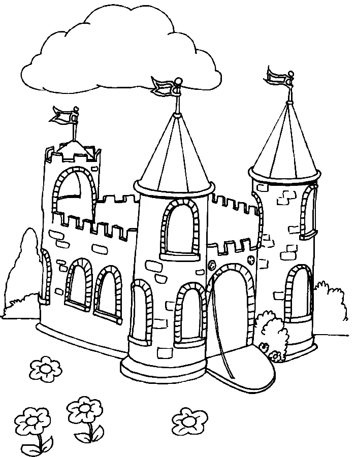 Schloss Ausmalbilder 58