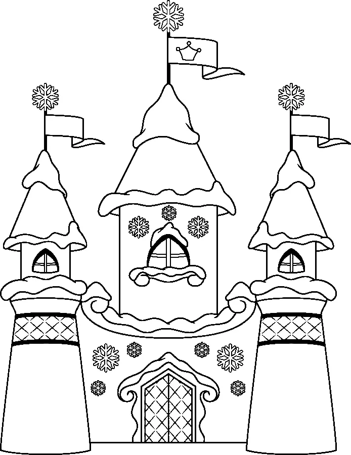 Schloss Ausmalbilder 61