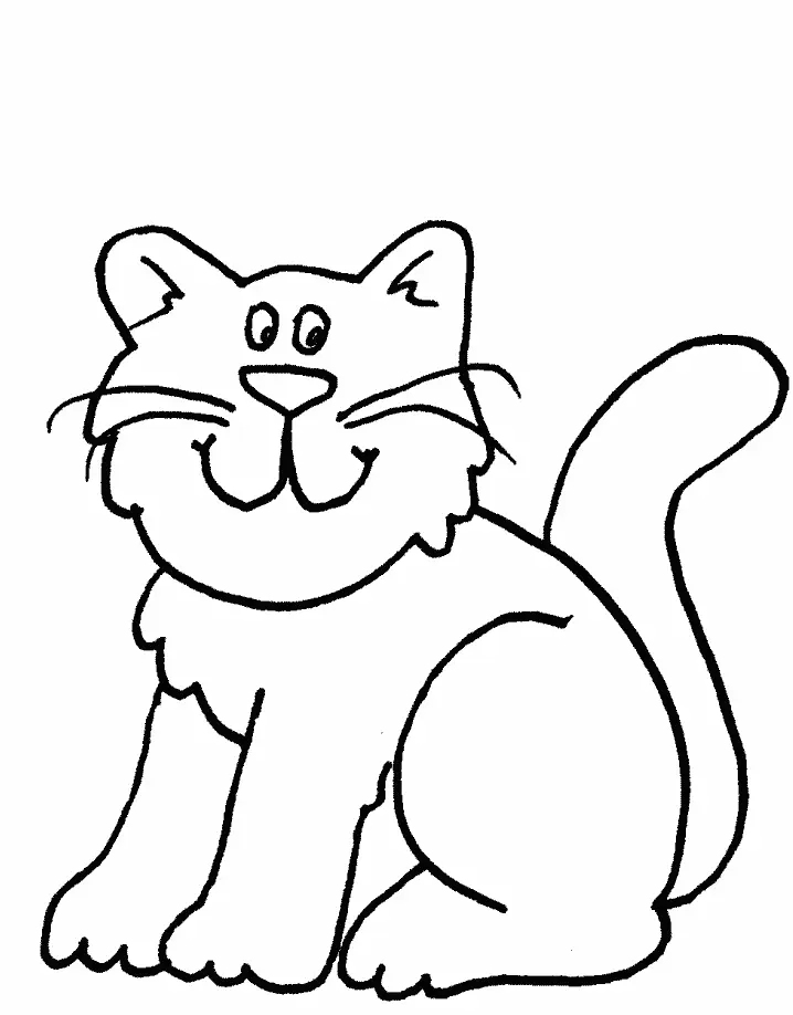 Cat Coloring Pages 1