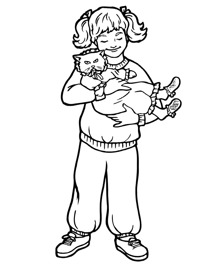 Cat Coloring Pages 117