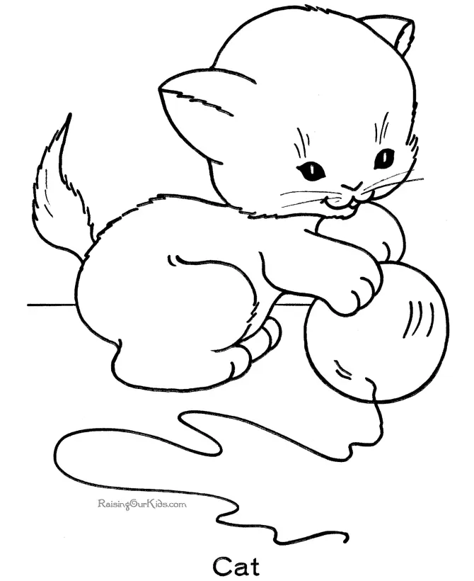 Cat Coloring Pages 36