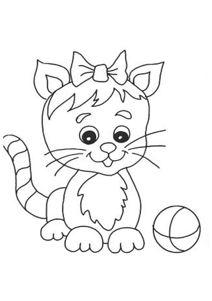 Cat Coloring Pages 50