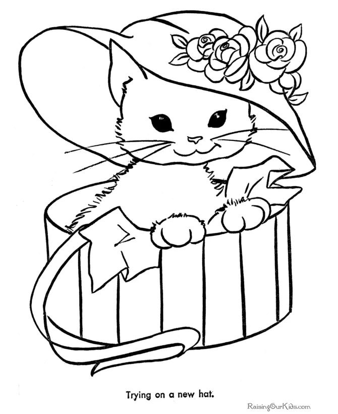Cat Coloring Pages 68