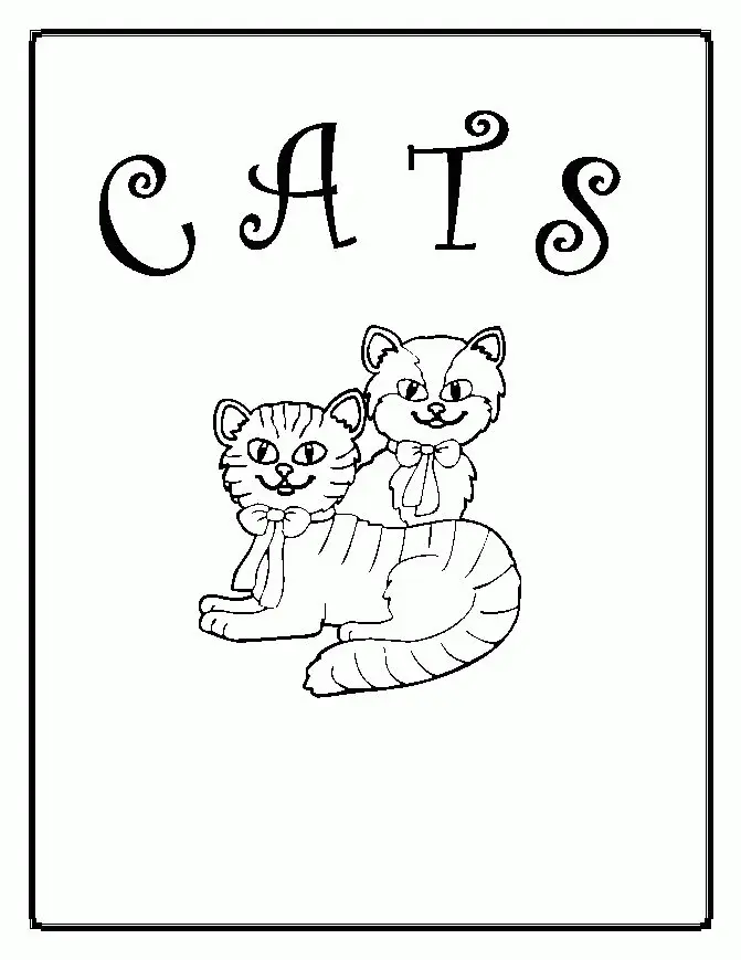 Cat Coloring Pages 69