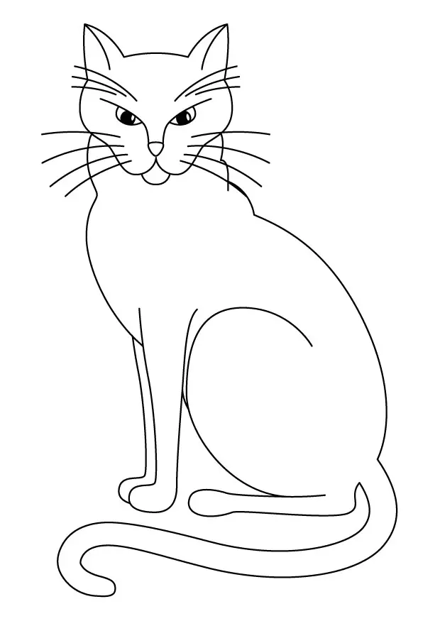 Cat Coloring Pages 81