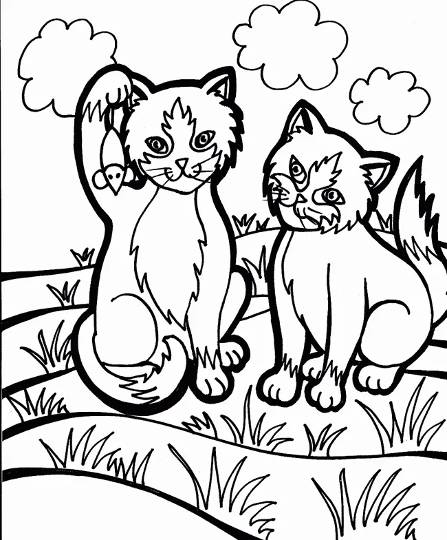 Cat Coloring Pages 83