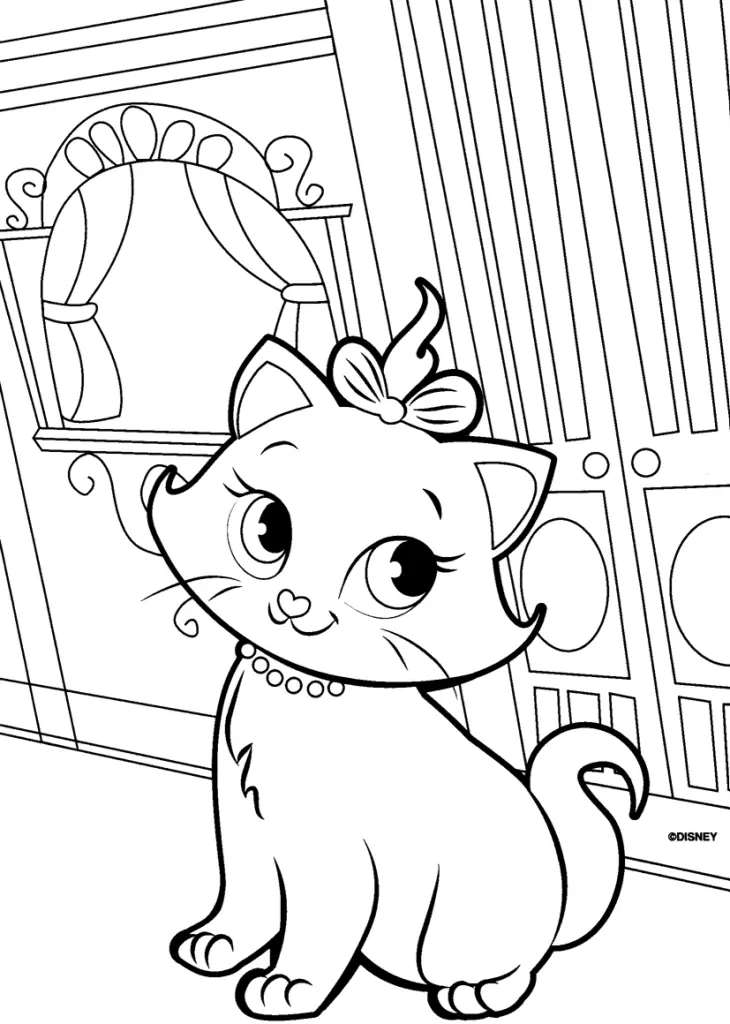 Cat Coloring Pages 87