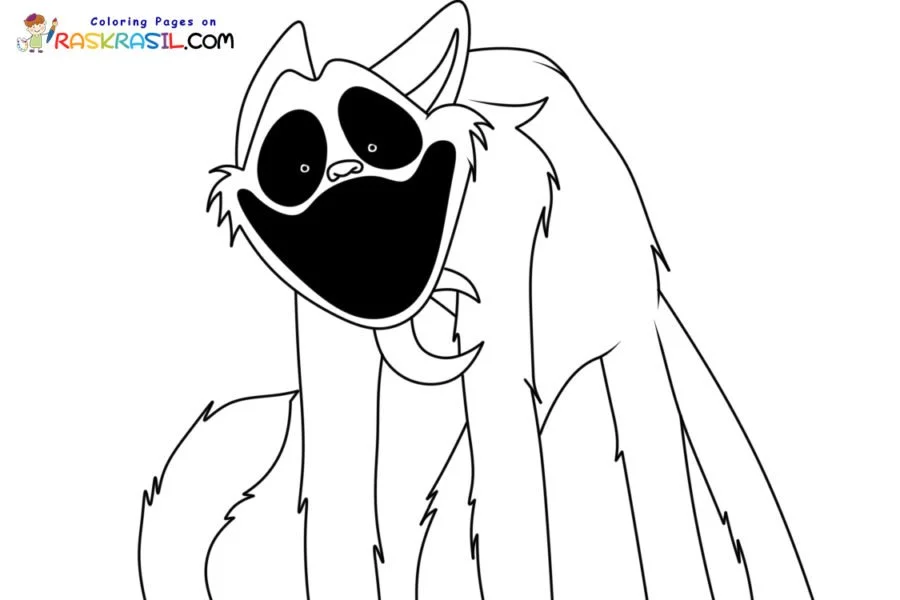 Catnap Para Colorear