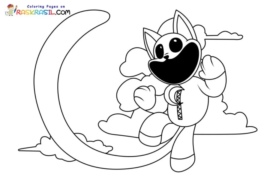 Catnap Para Colorear 6