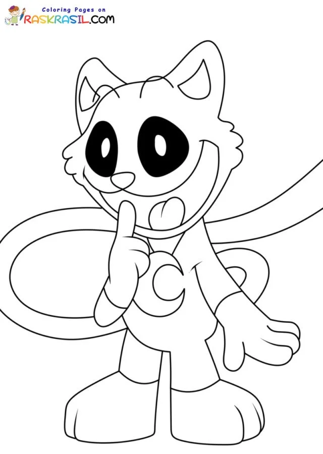 Catnap Para Colorear 8
