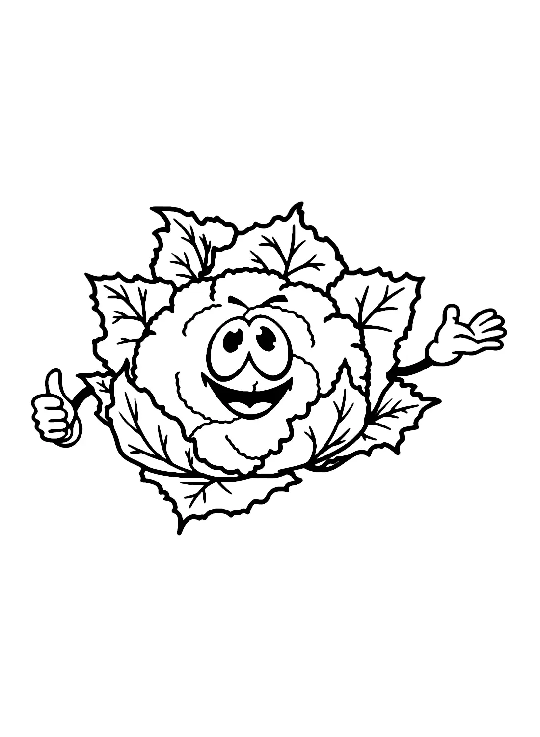 Cauliflower Coloring Pages 15