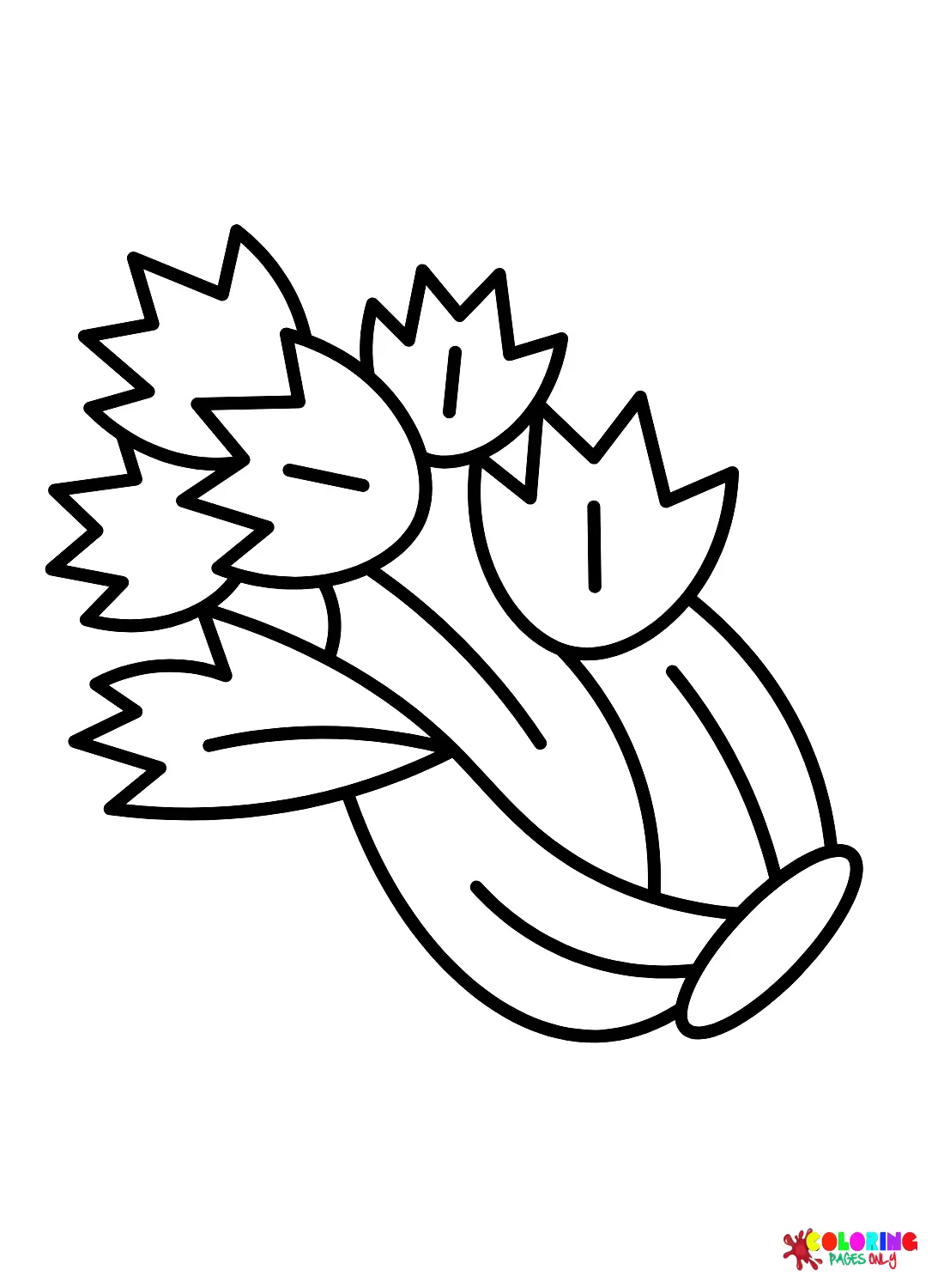 Celery Coloring Pages 14