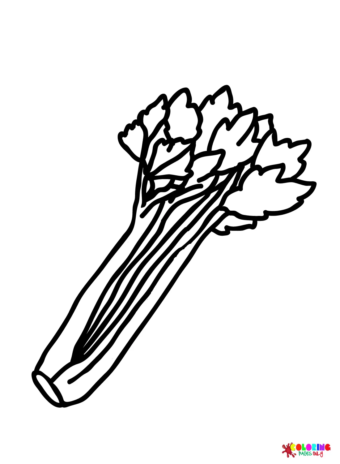 Celery Coloring Pages 19