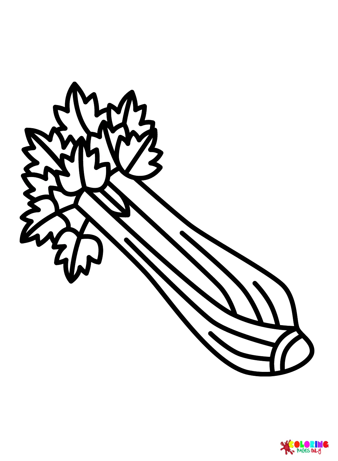 Celery Coloring Pages 24