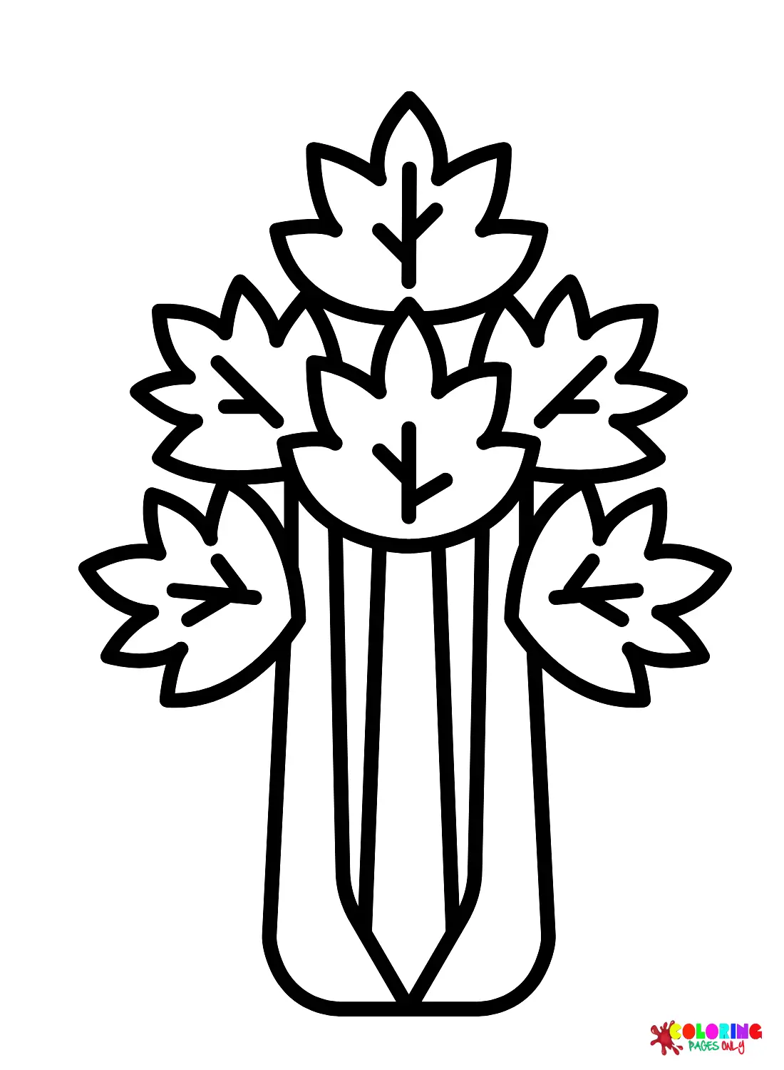 Celery Coloring Pages 4