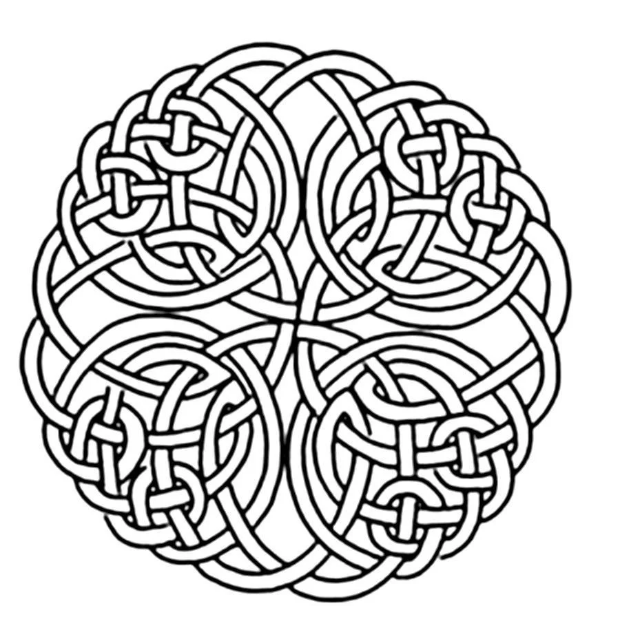 Celtic Knot Coloring Pages 10