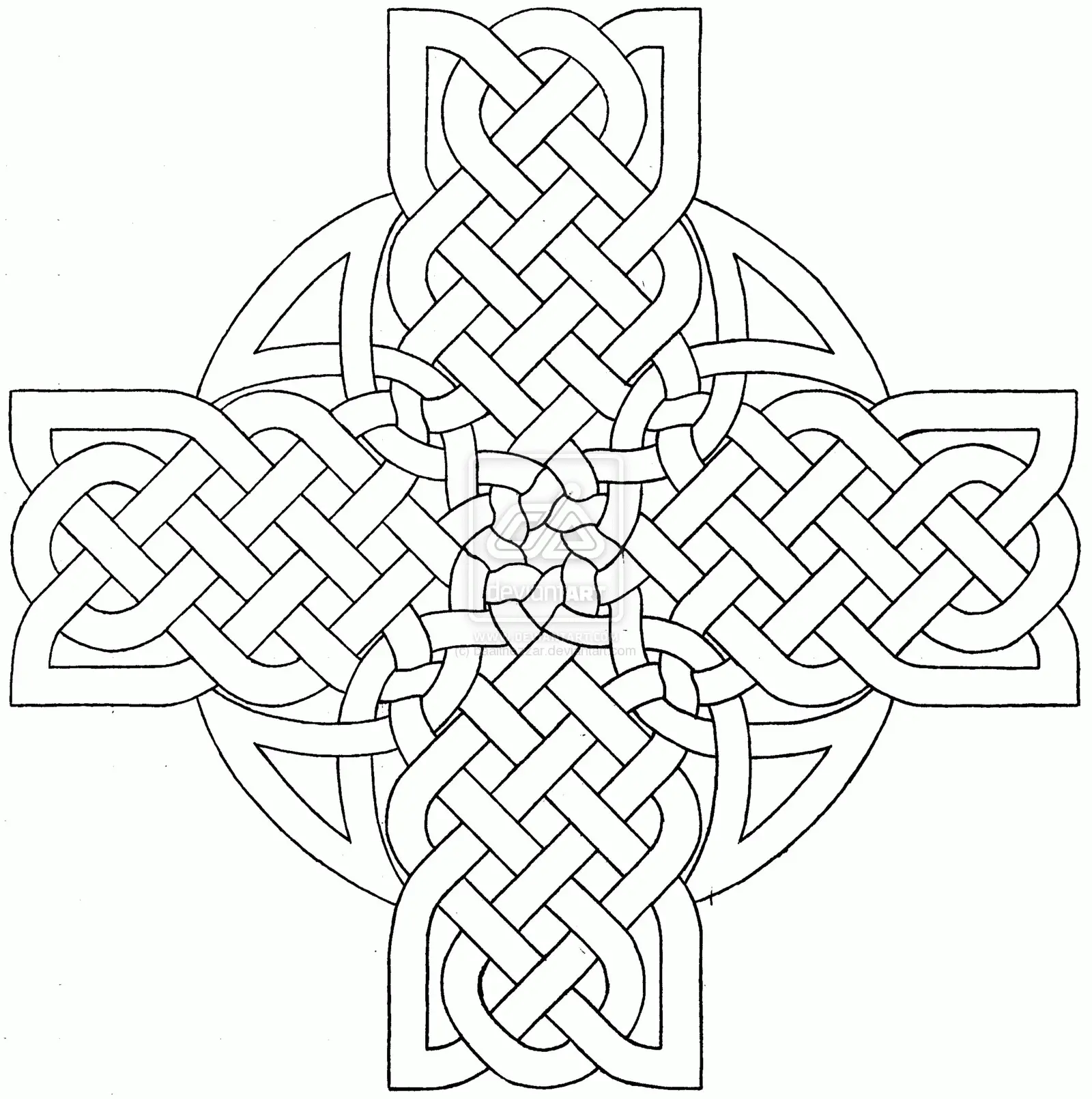 Celtic Knot Coloring Pages 12