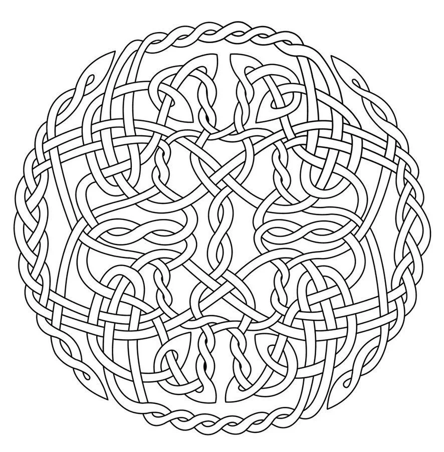 Celtic Knot Coloring Pages 16