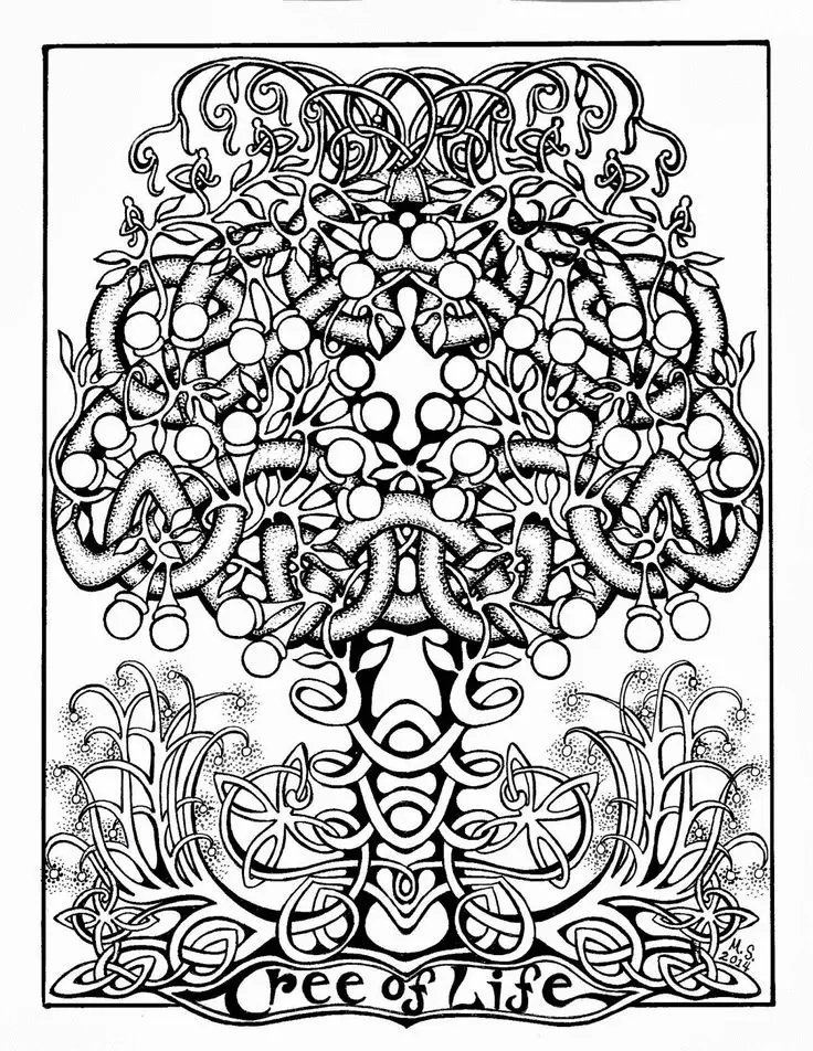 Celtic Knot Coloring Pages 23