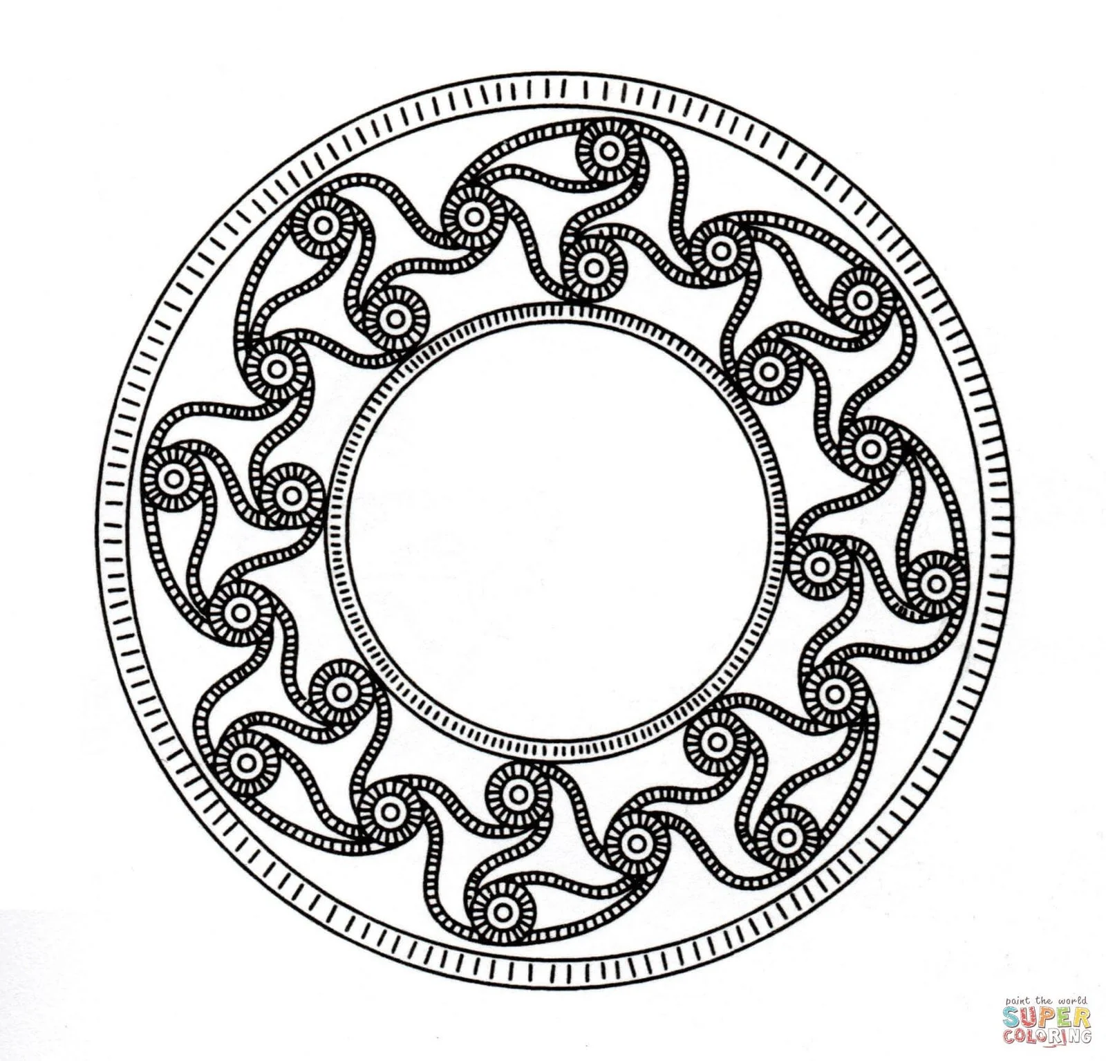 Celtic Knot Coloring Pages 25