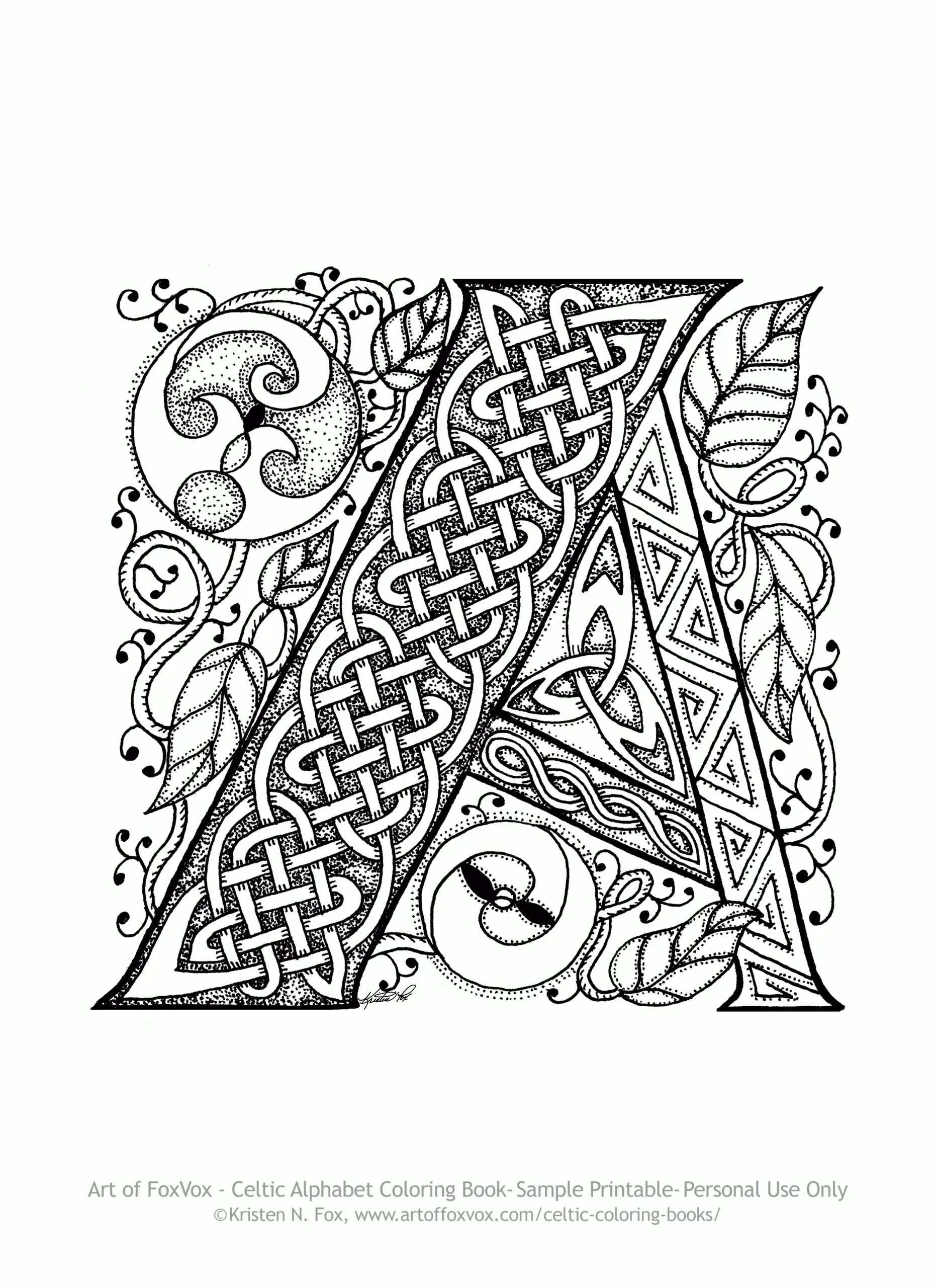 Celtic Knot Coloring Pages 27