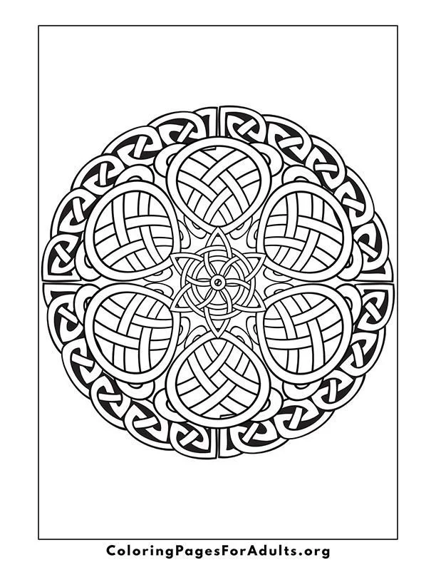 Celtic Knot Coloring Pages 28