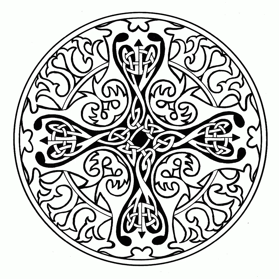 Celtic Knot Coloring Pages 33