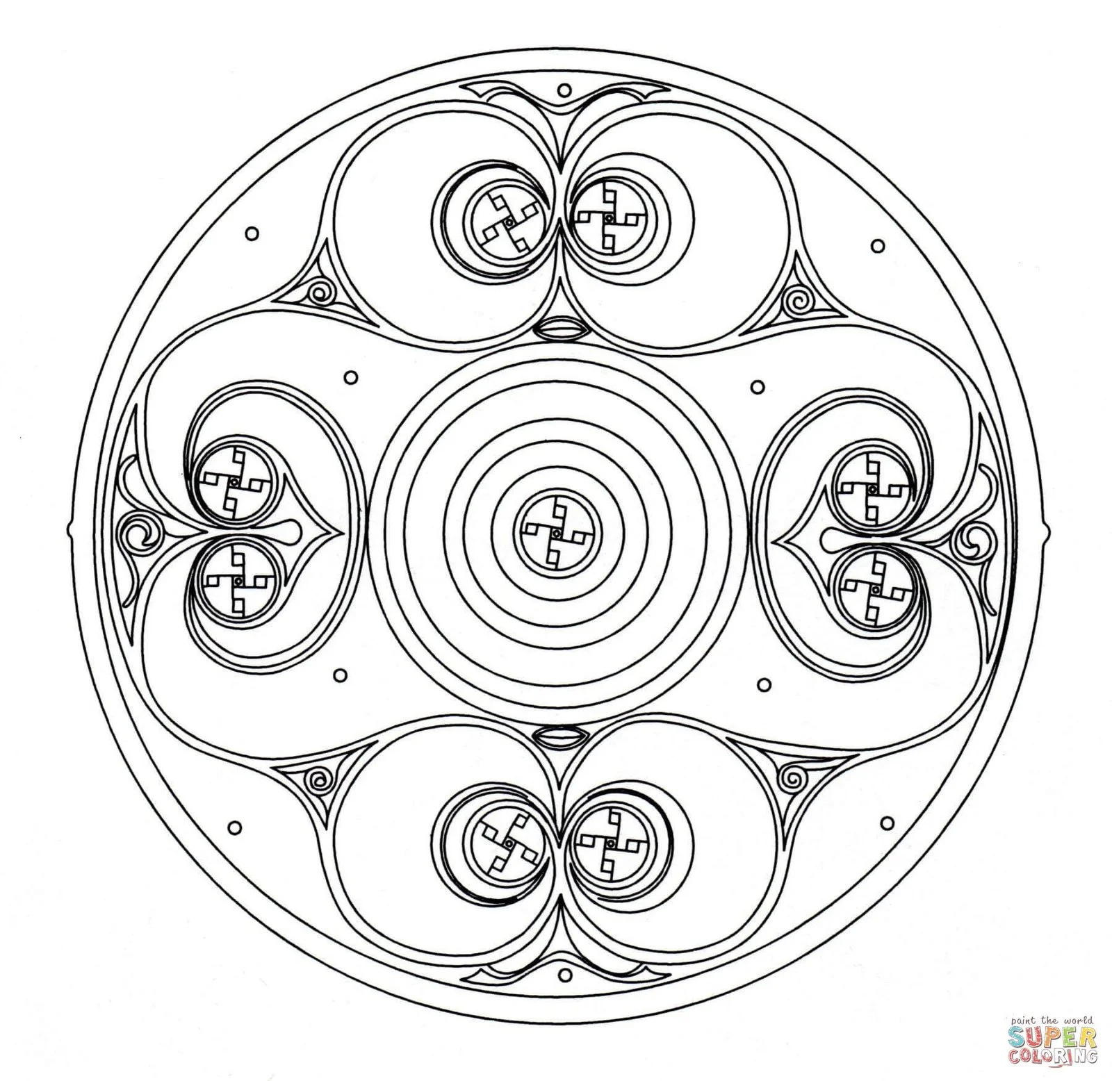 Celtic Knot Coloring Pages 7
