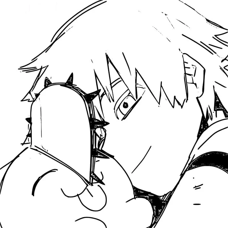 Chainsaw Man Coloring Pages 15