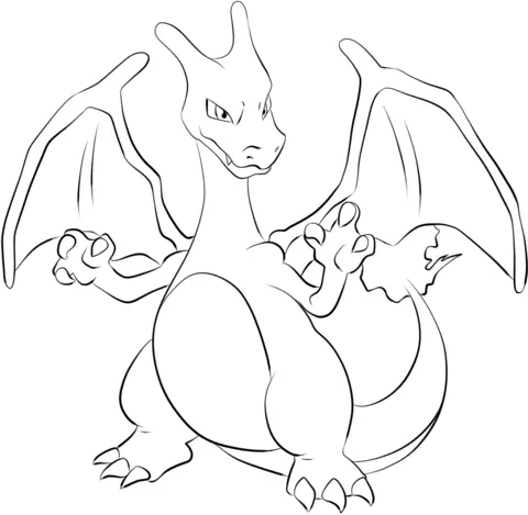 Charizard Ausmalbilder 5